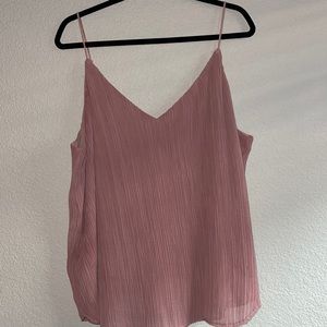 Express New Women’s Pink V Neck Top Blouse Shirt XL